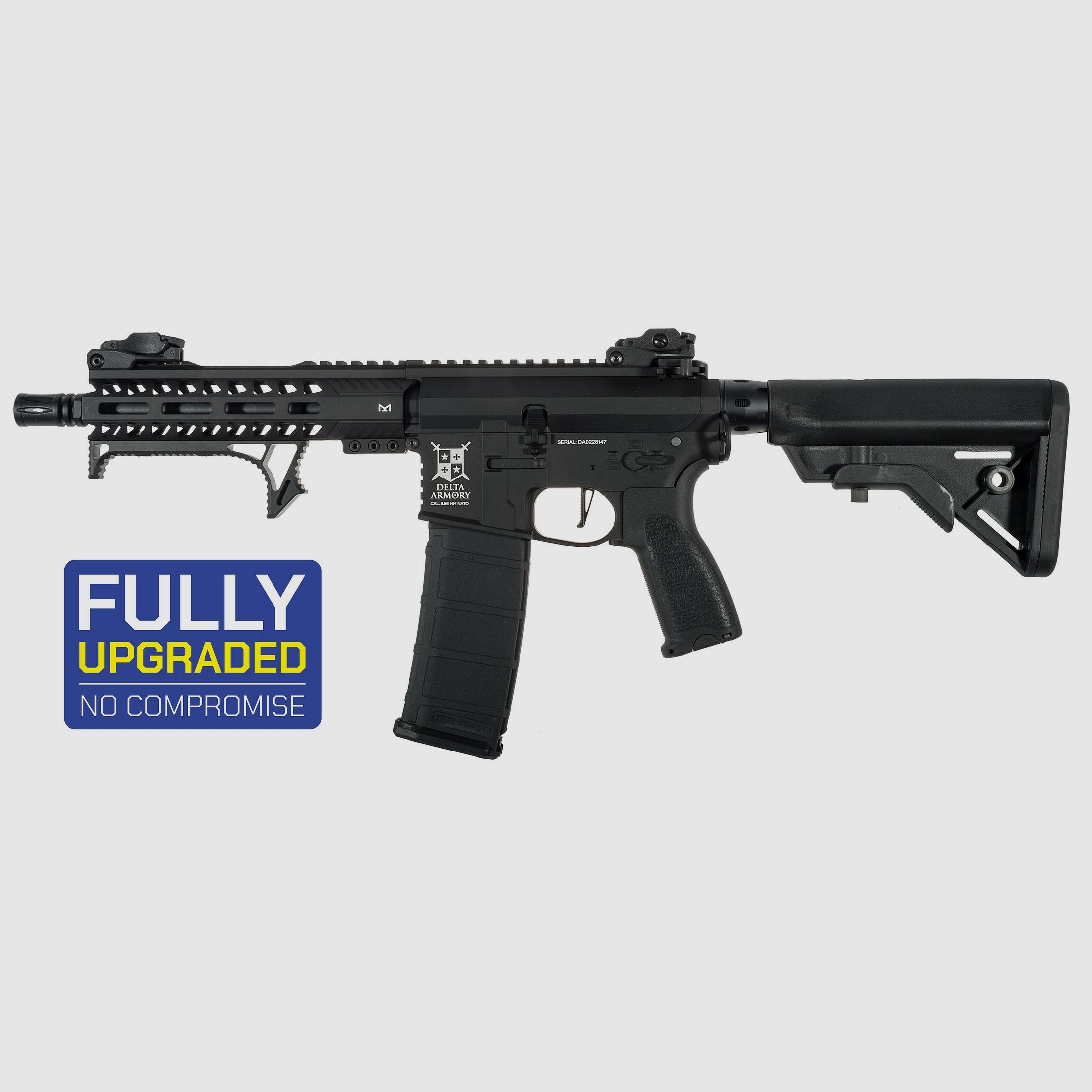 AR15 M-LOK ALPHA ETU Schwarz frei ab 14 max. 0.5 Joule - Delta Armory