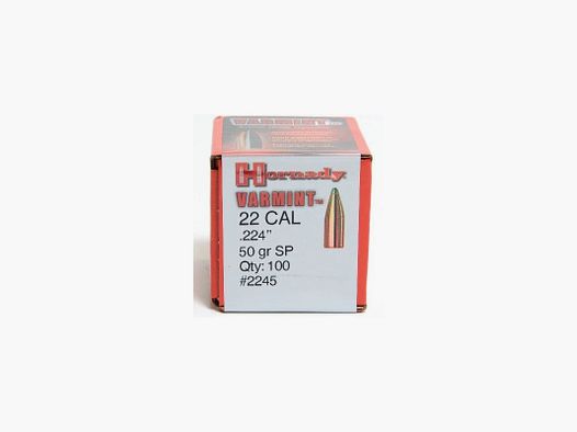 HORNADY Balas cal. 22 50 gr SP