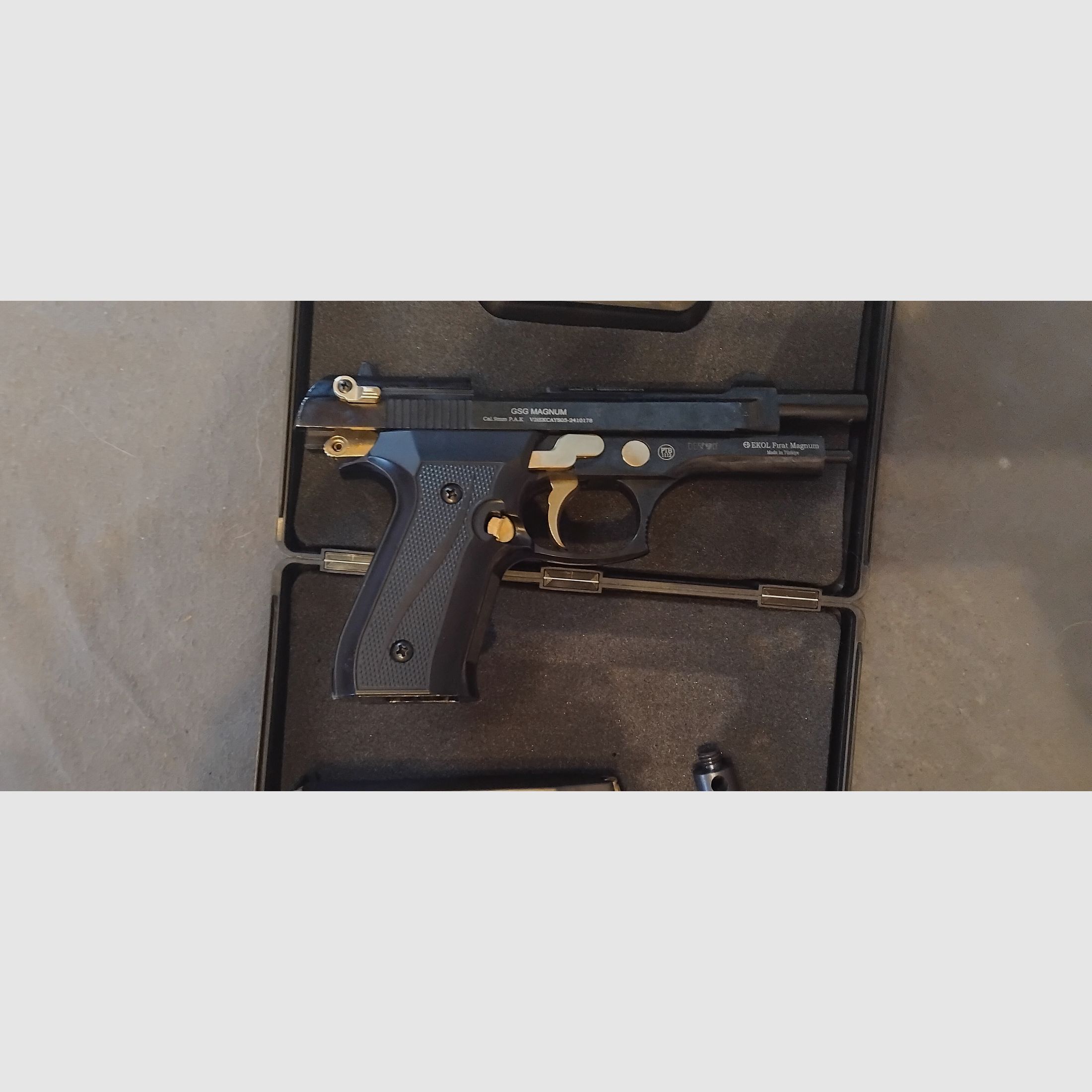 Ekol Firat Magnum Schreckschusspistole 9mm P.A.K. schwarz-gold