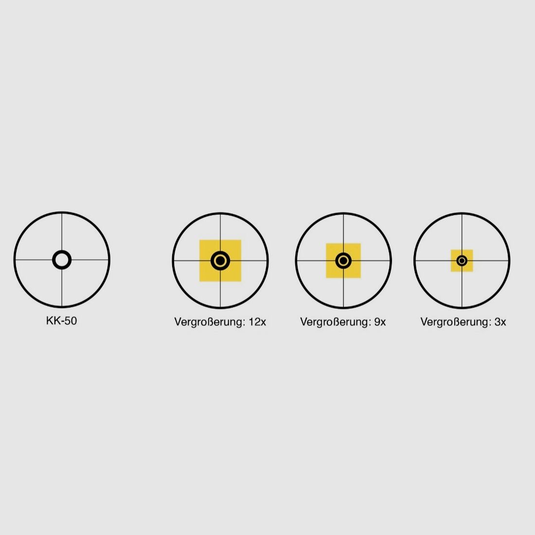 Simalux telescopio 3-12x44 KK50m