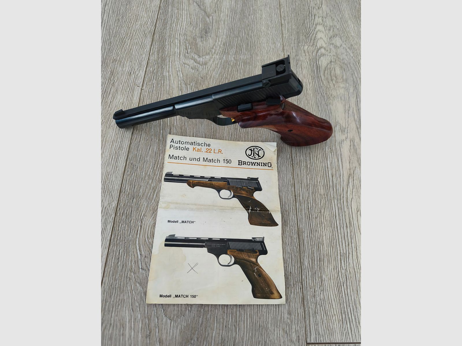 KK Pistole Match 150 Browning