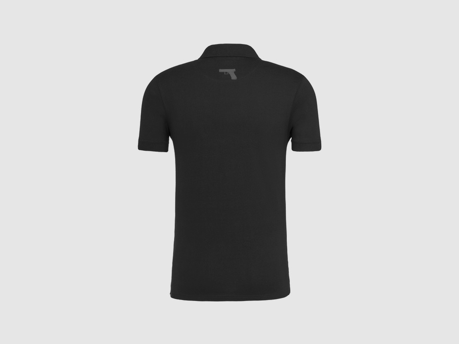 GLOCK Polo „Perfection“ Herren – Schwarz – Pima-Baumwolle, Größe M