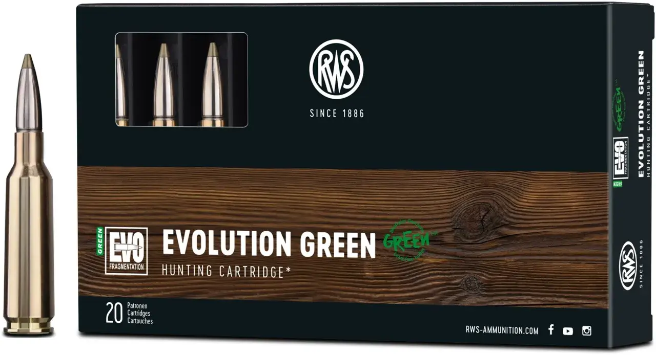 Jagdbüchsenpatronen RWS Evolution Green 7 mm Rem. Mag., Bild 2 von 2