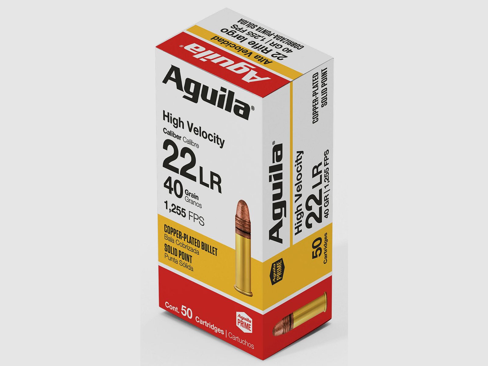 AGUILA .22 LR High Velocity SP – 40 grains – zachte punt, afbeelding 1 van 2