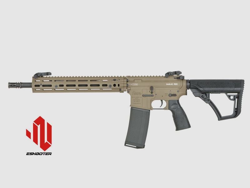 Daniel Defense M4A1 RIII 14.5" S-AEG mit Eshooter ETU, FDE