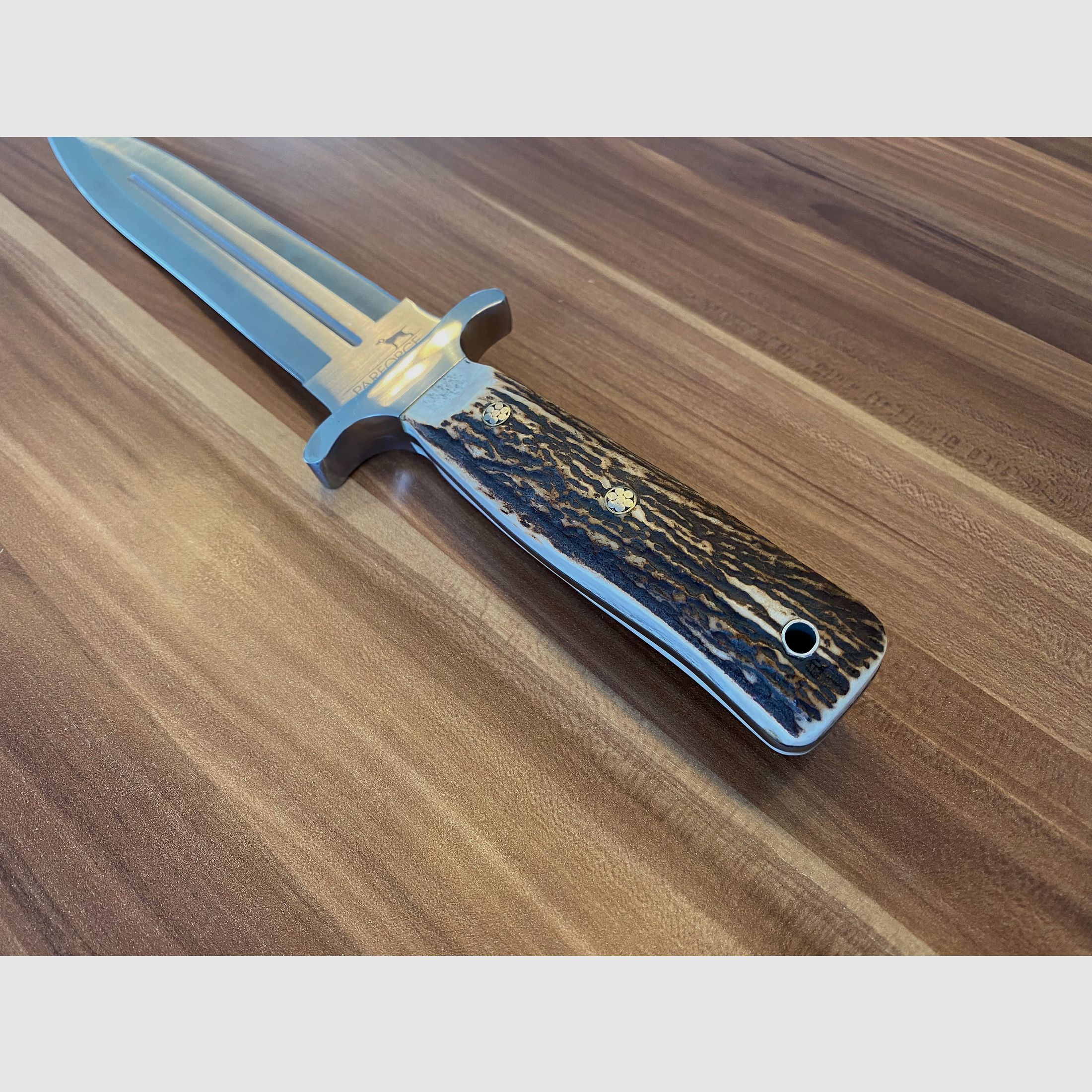 Parforce Saufänger Hirschfänger Sautöter Hirschtöter Jagd Messer Boar Hunter Hatz-Watz Hirschhorngriff
