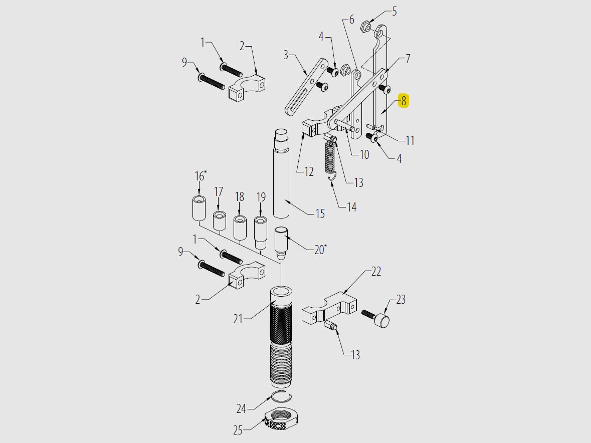 Hornady Measure Link für Pulverfüller Autopresse 1 Stück (398736)