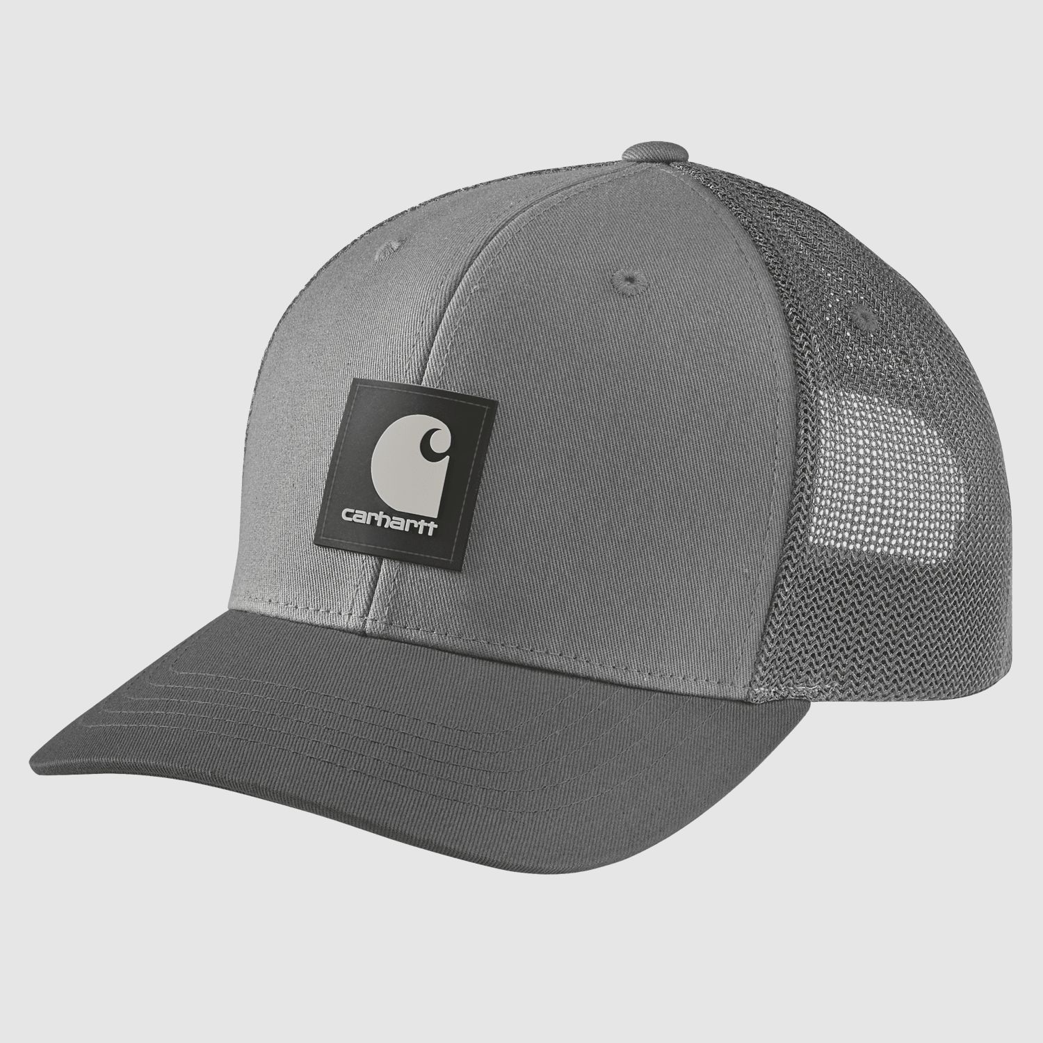 Carhartt Rugged Flex™ Twill Mesh-Back Logo Patch Cap Men Asphalt
