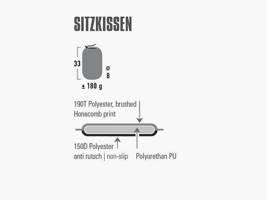 Sitzkissen selbstaufblasend