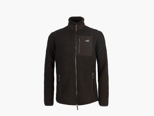 Arrak Sherpa Fleecejacke Damen Schwarz - 3XL