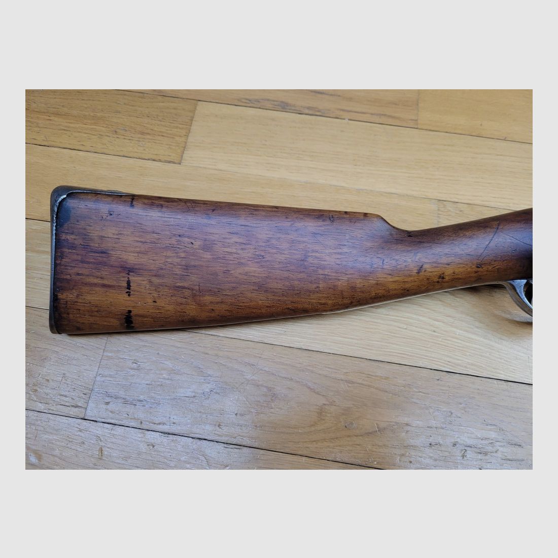 Très rare mousqueton de cavalerie bavarois Modèle 1843 modifié 1851/60 – 1ier système à percussion de l&rsquo;Armée Bavaroise – Construit neuf – Guerres de 1866 et de 1870 – Arsenal d&rsquo;Amberg en 1851 – Arme rare en TBE, image 3 sur 30