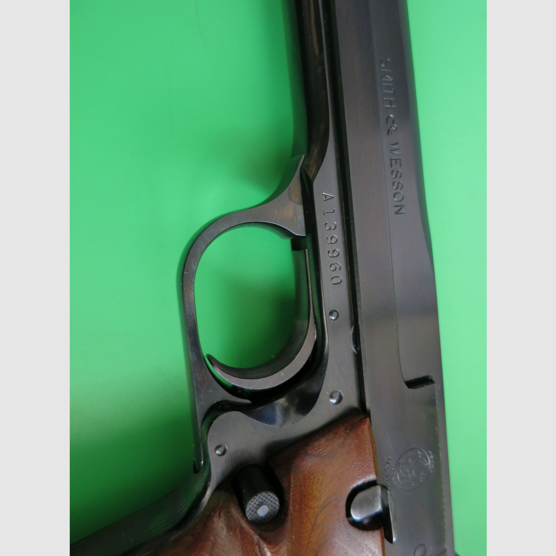Pistola sportiva di alta gamma Smith&Wesson Mod. 41, .22 lfB, canna da 7,5" con compensatore, come nuova, assoluta rarità da collezione #40