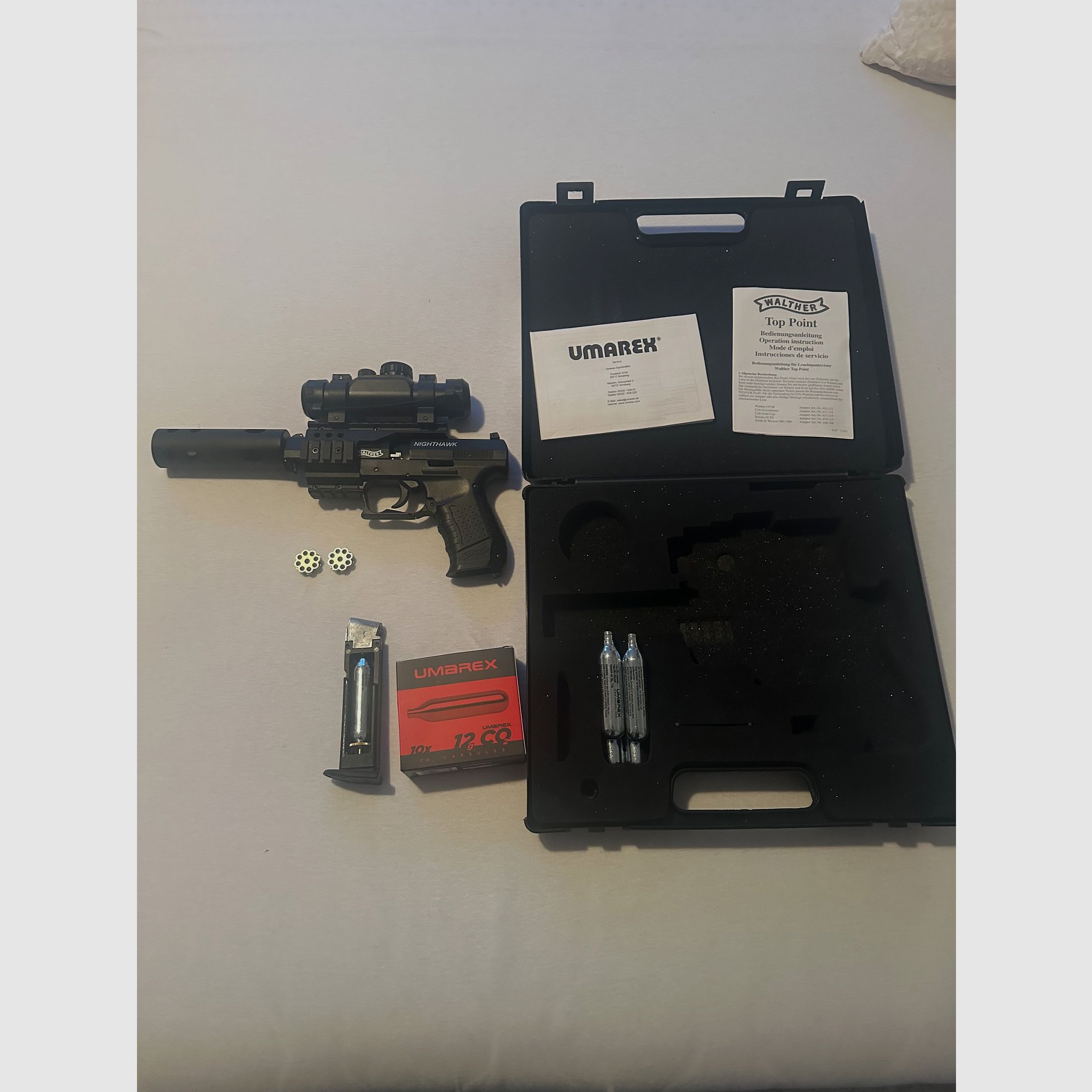 Pistola CO2 Walther NightHawk