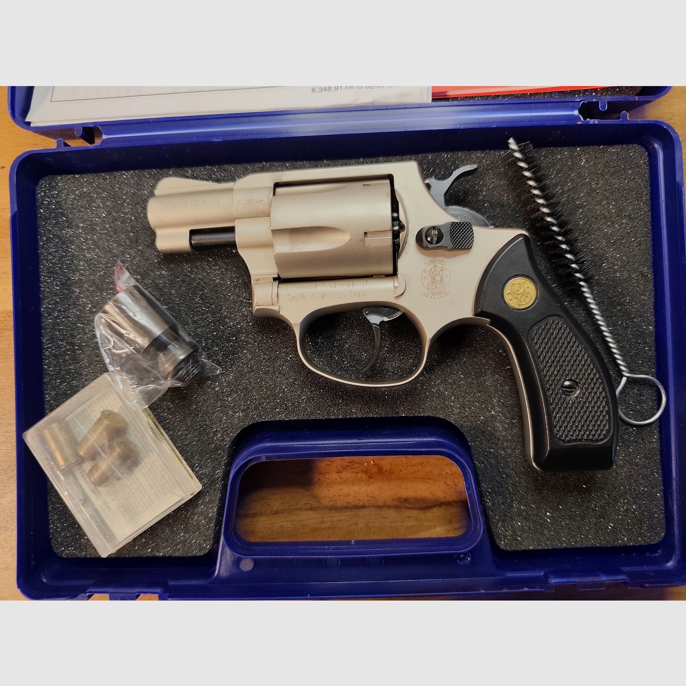 Smith & Wesson Chiefs Special blank firing revolver cal. 9mm R.K.