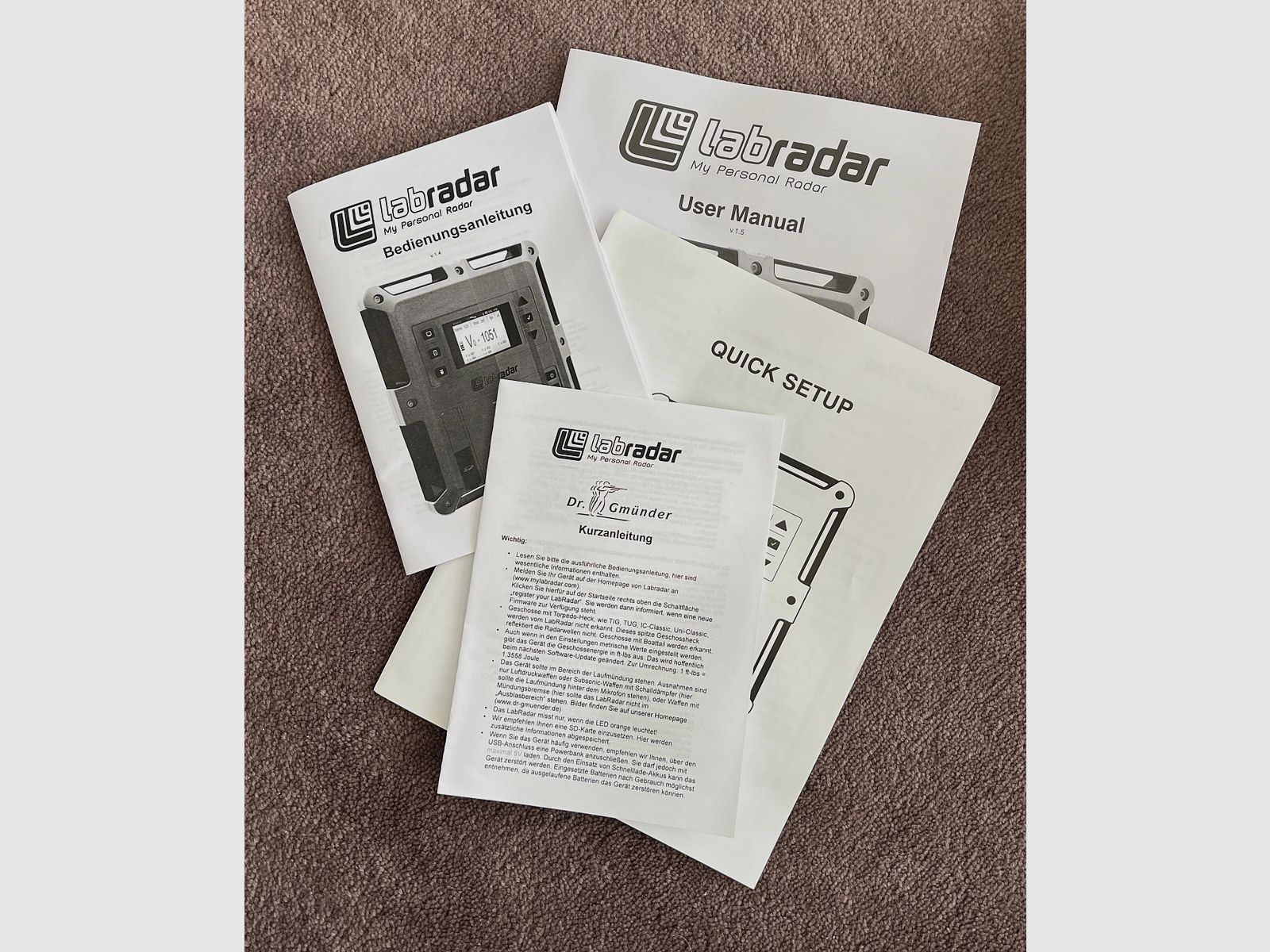 Labradar, Chronographe, radar balistique, mesureur de vitesse