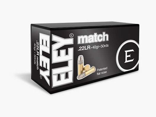 Eley Match Kaliber .22lr 50 Schuss