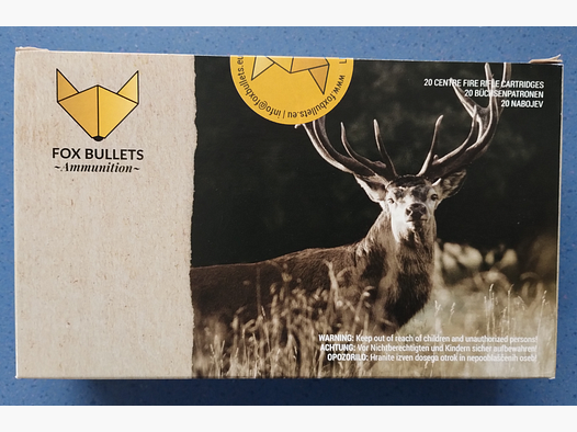 Fox Bullets Hunter Classic .308 Win 165gr 10.7g lead-free