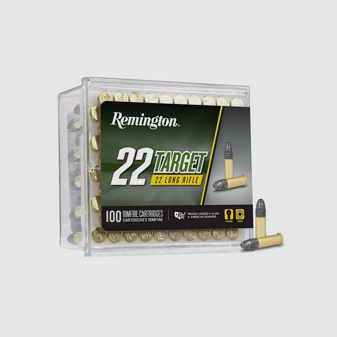 Remington Target .22 LR 40GR LRN 100 cartucce