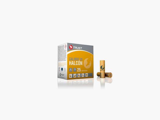 Kiste mit Patronen TRUST Halcon 29g Kal. 20