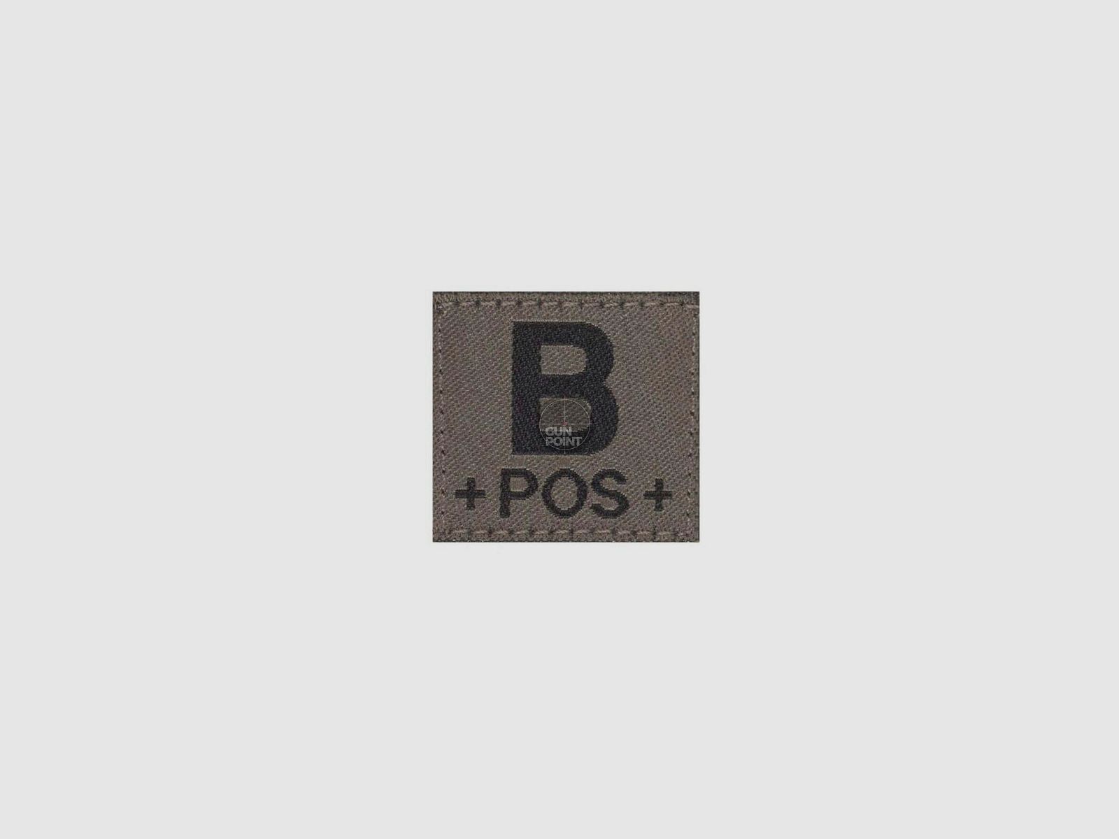 Clawgear B Pos Bloodgroup Patch-RAL7013