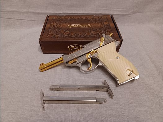 Legends P38 - GOLD / 4,5 mm BB / BlowBack / CO2 / Pistole / OVP (128)