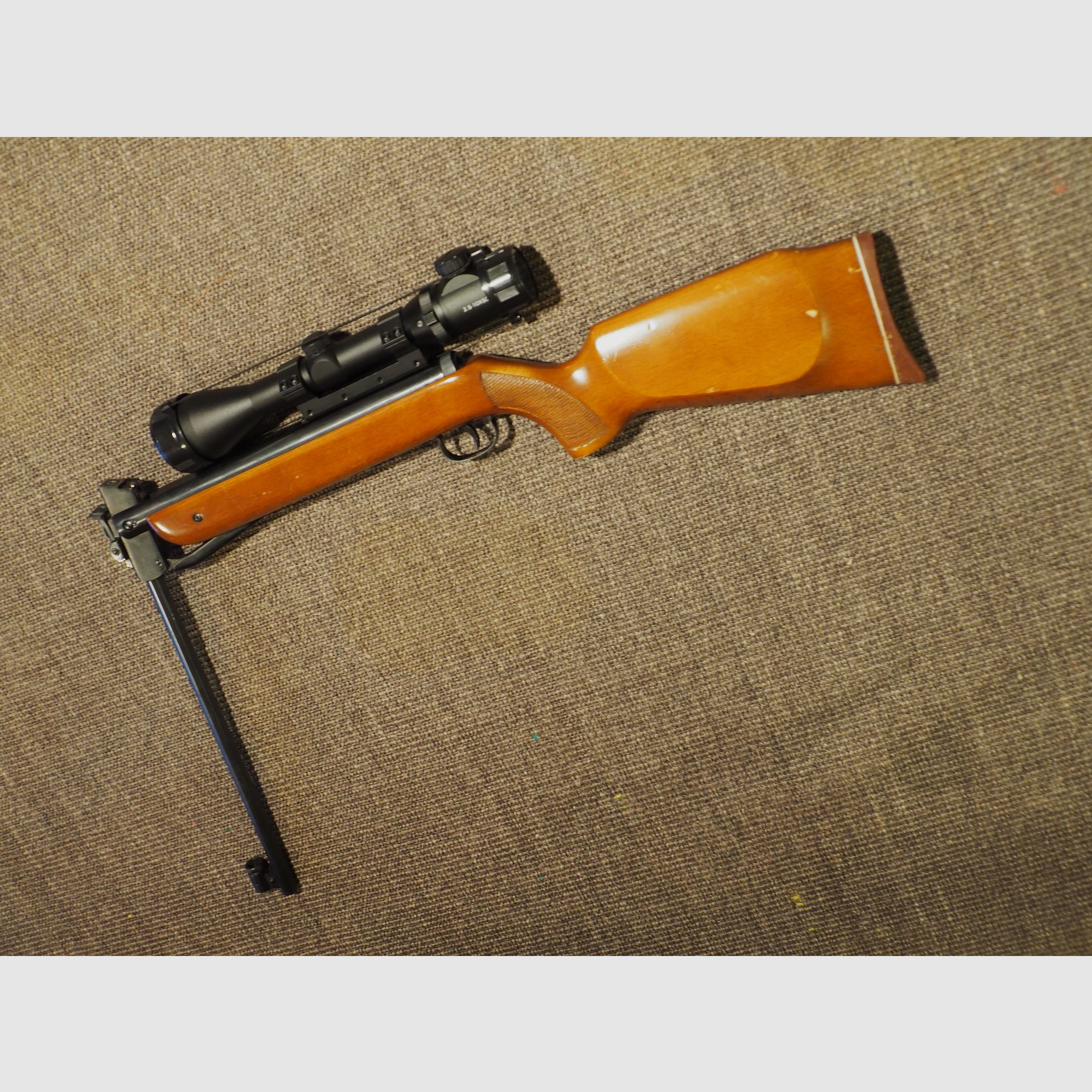 Rifle de aire de tiro a larga distancia, DIANA 35 C con mira telescópica 2.5-10x50