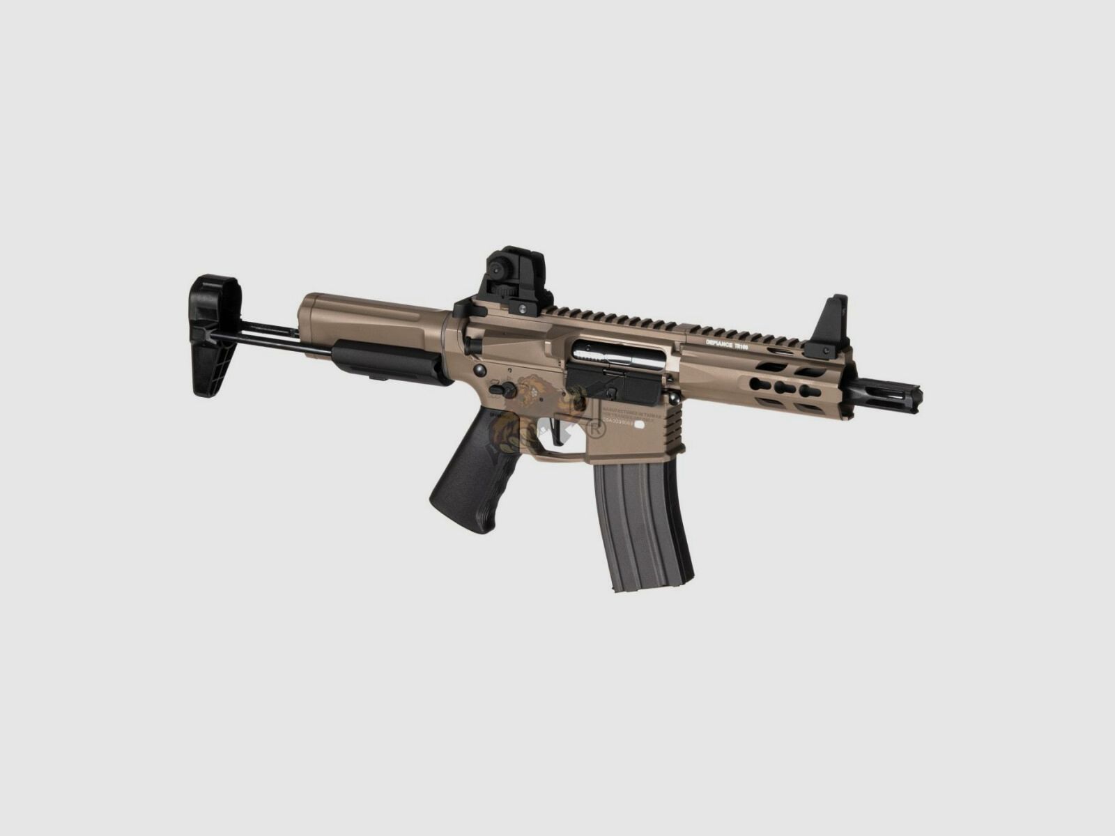 Trident Mk2 PDW in FDE Airsoft Free from 18 - S-AEG -F- (Krytac)