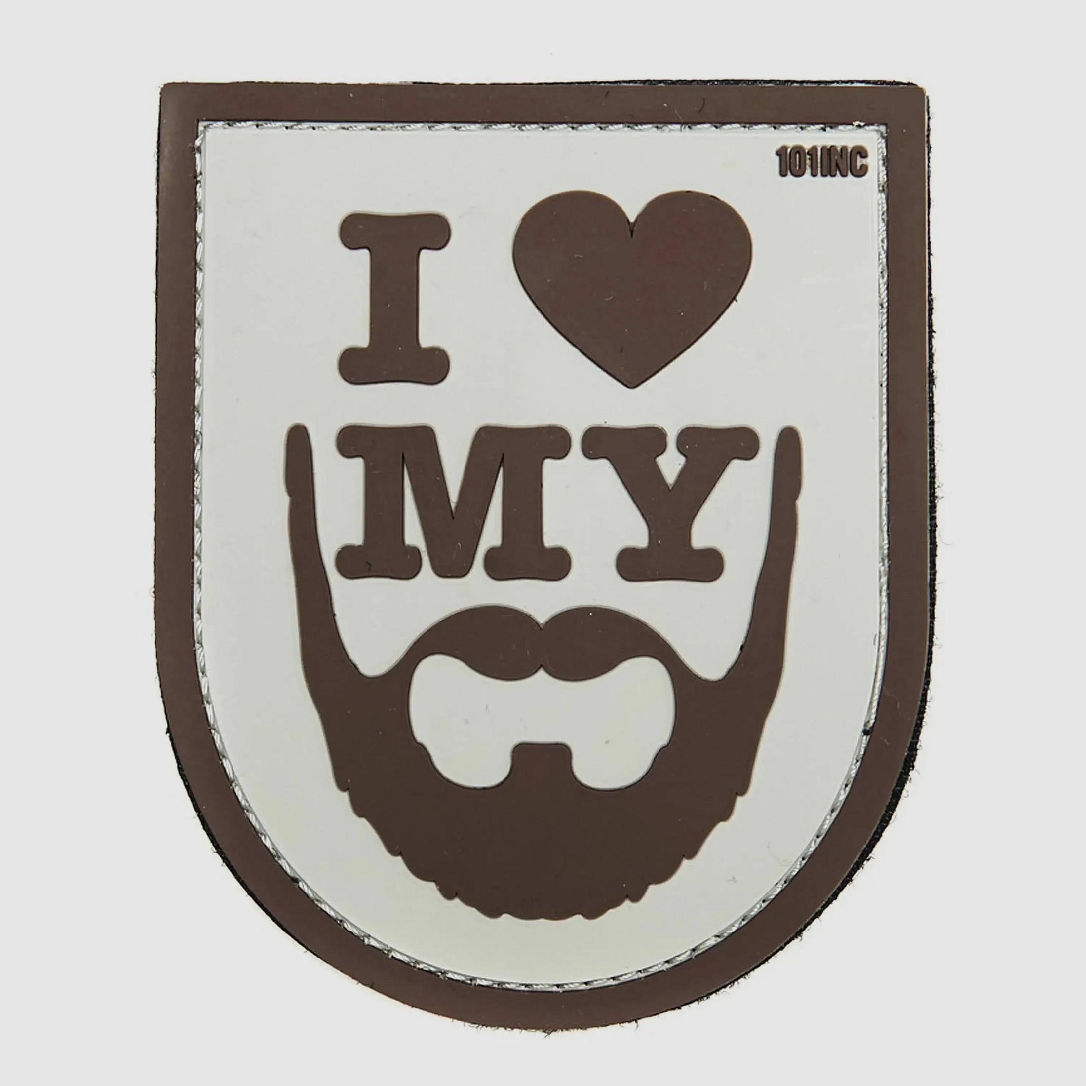 101 INC 101 INC 3D Patch I love my Beard