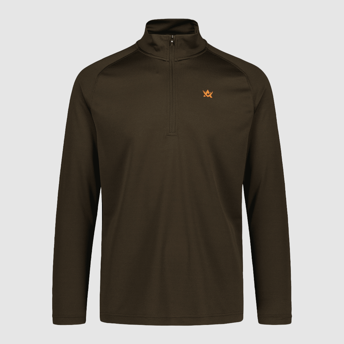 Alaska 1795 CoolDry Half-Zip Shirt Uomo Marrone M