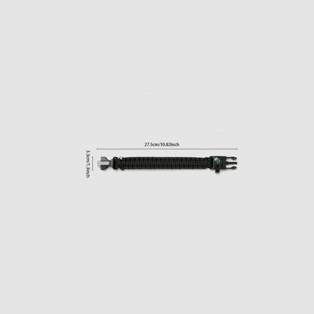 SURVIVAL-ARMBAND MIT 5 FUNKTIONEN