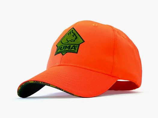 Czapka PUMA neon pomarańczowa z rzepem