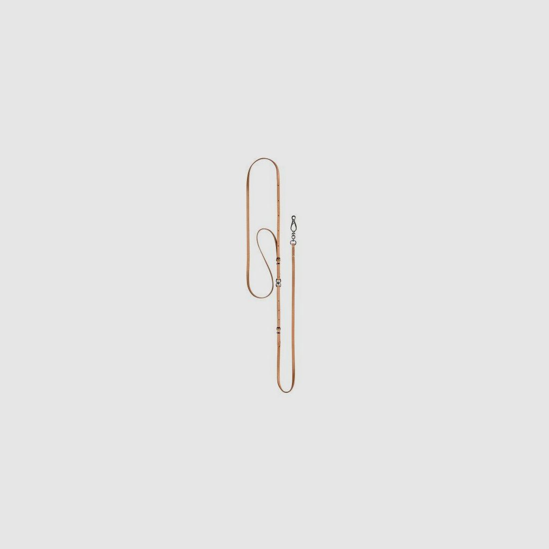Laisse d’épaule en cuir 10 mm / 185 cm