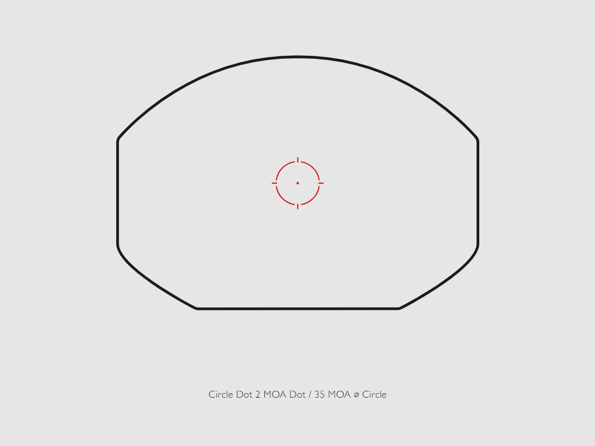Hawke REFLEX SIGHT WIDE VIEW 2 MOA Circle Dot - Reflex sight/Red Dot
