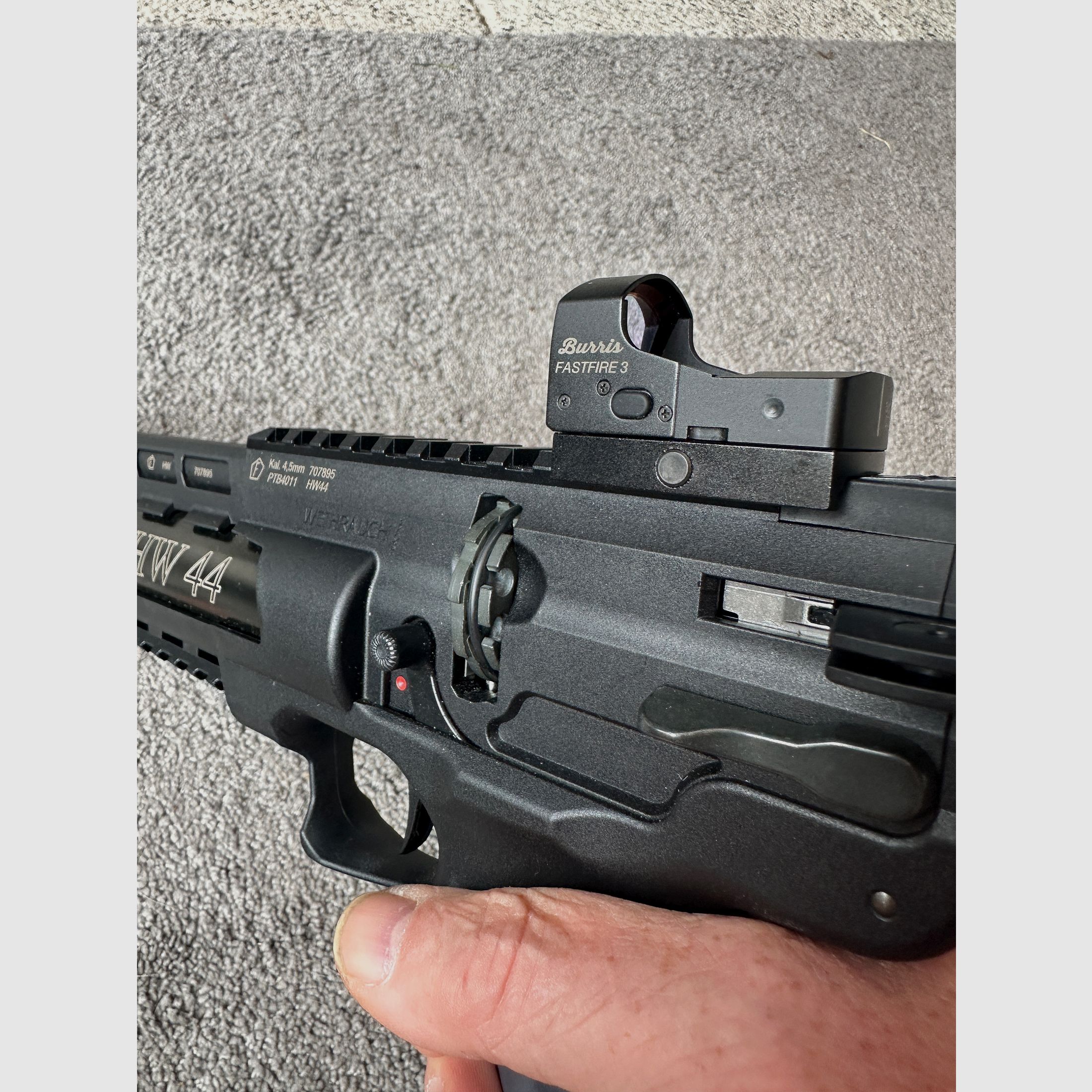 Weihrauch HW 44 incl Zubehör. Neuwertig wegen umstieg auf Match