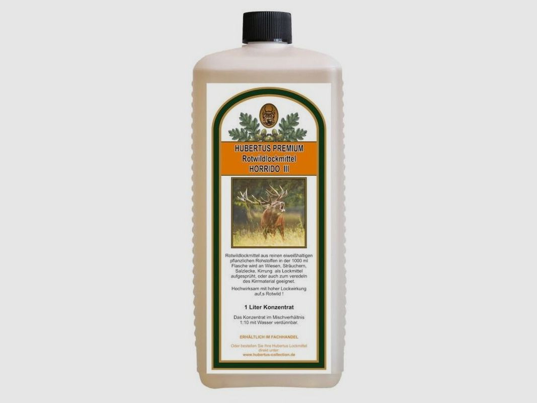 Hubertus Collection Rotwildlockmittel HORRIDO III 1000 ml Konzentrat