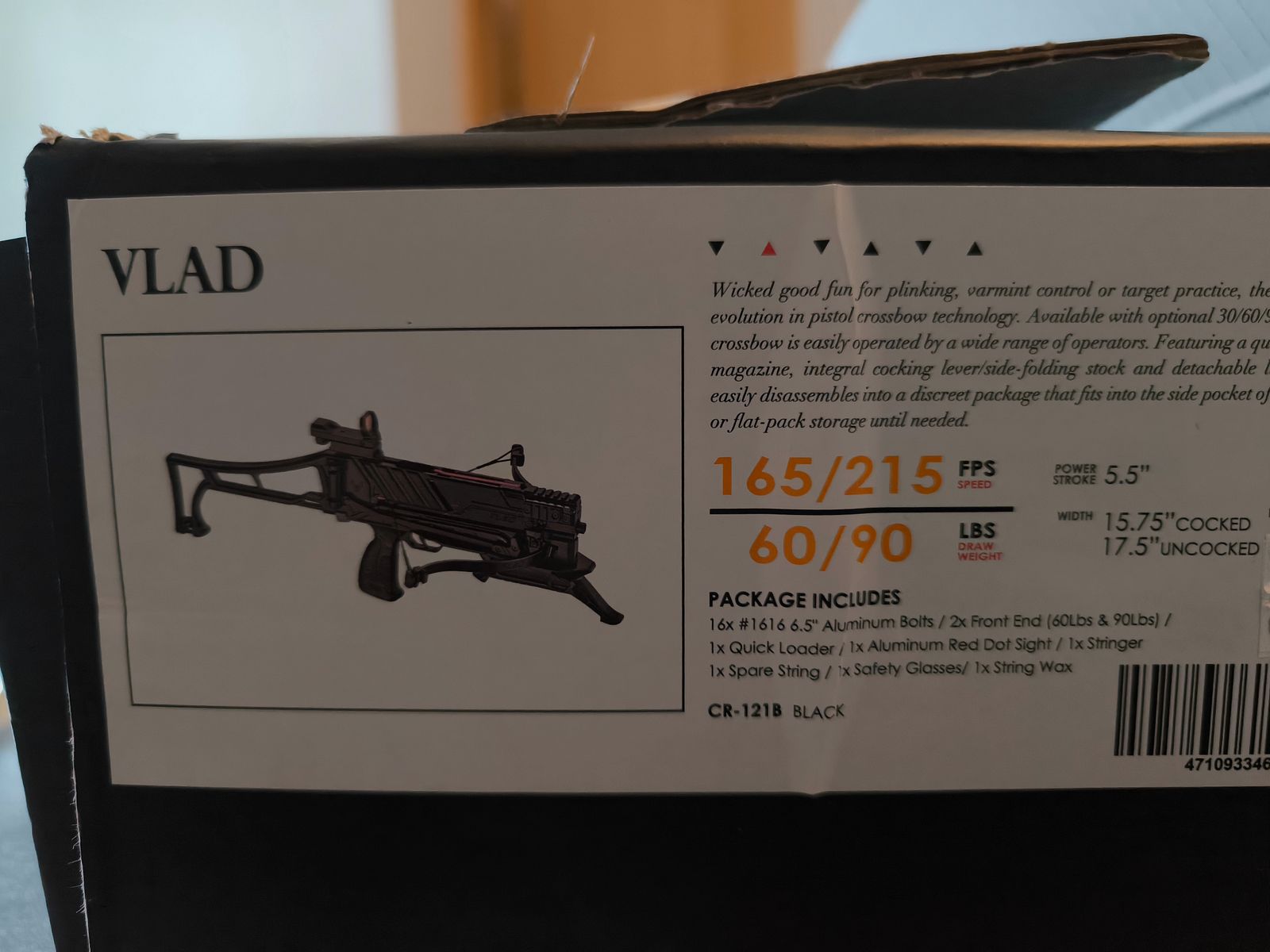 Vlad VL20 Armbrust Gloednieuw ongebruikt incl. Competition pijlen / Jagdpijlen