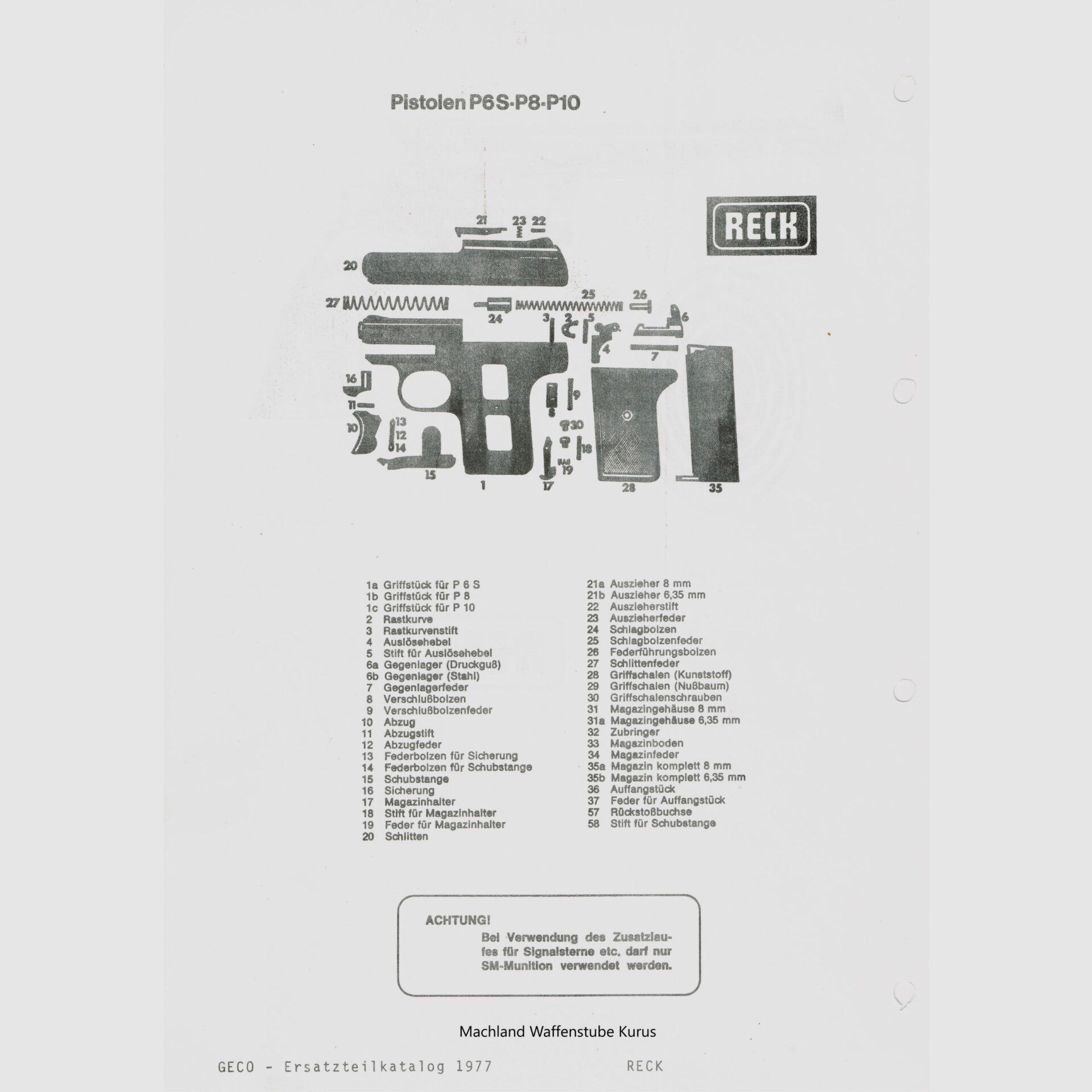 Reck P6S-P8-P10 – 1
