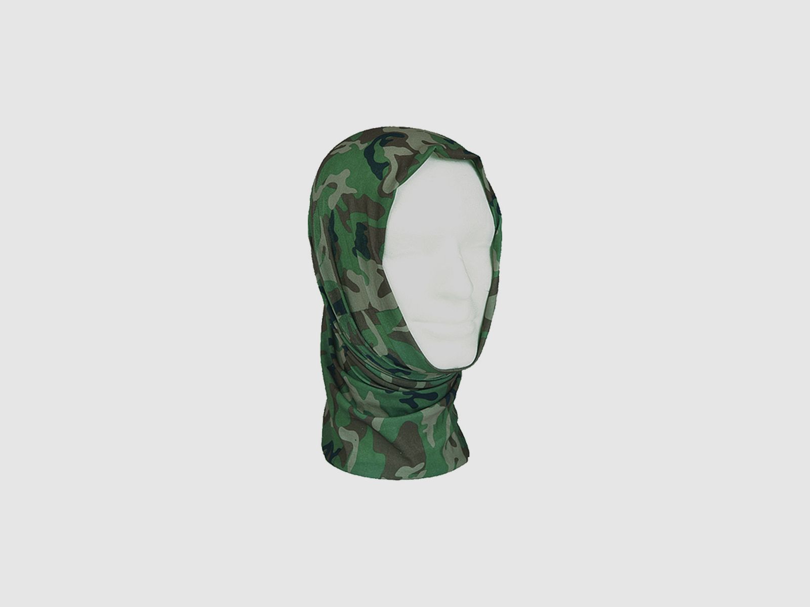 MILTEC BALACLAVA 100% ALGODON WOODLAND