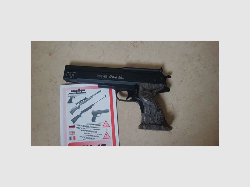 Luftpistole Weihrauch HW 45 Black Star