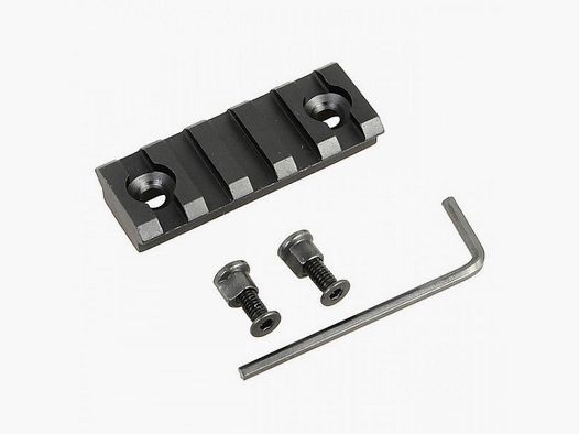 PICATINNY SCHIENE - ALU - KEY-MOD - BLK