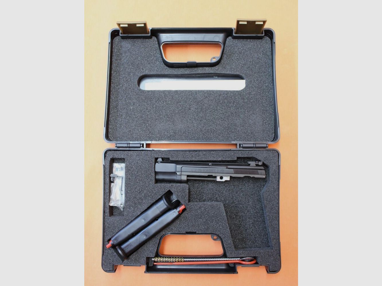 Waffen Oschatz + CZUB Ha.Pistole 9mmLuger CZ75 Sport II 6" SET incl. Kadet2 Wechselsystem .22lr (9mmPara/9x19 + .22.l.f.B)