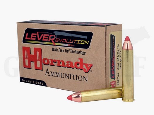 .444 Marlin 265 grain / 17,2 g Hornady Lever Revolution Patronen 20 Stück