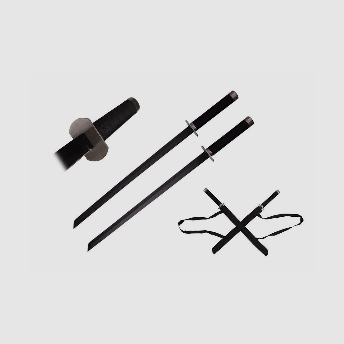 Ninja Schwert Set mit Rückenscheide