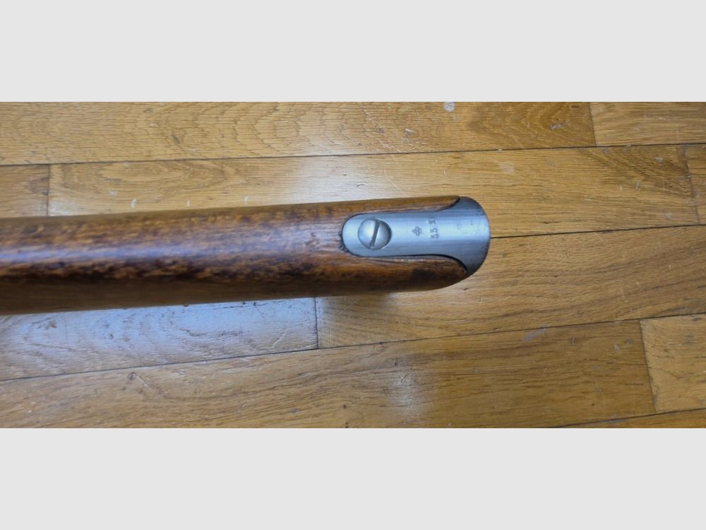 Sehr schönes Wettkampfgewehr schwedisches Mauser M96 – Herstellung Carl Gustav von 1919 – Originalkaliber 6.5×55 schwedisch – Magazin auf einen Schuss beschränkt – Mauser Familie 1893 – Präzisionsvisier – Schwedische Mechanik – Brünierung 97% – Wunderschöner Lauf – Wettkampfwaffe – Kategorie D – TBE+, Bild 19 von 37