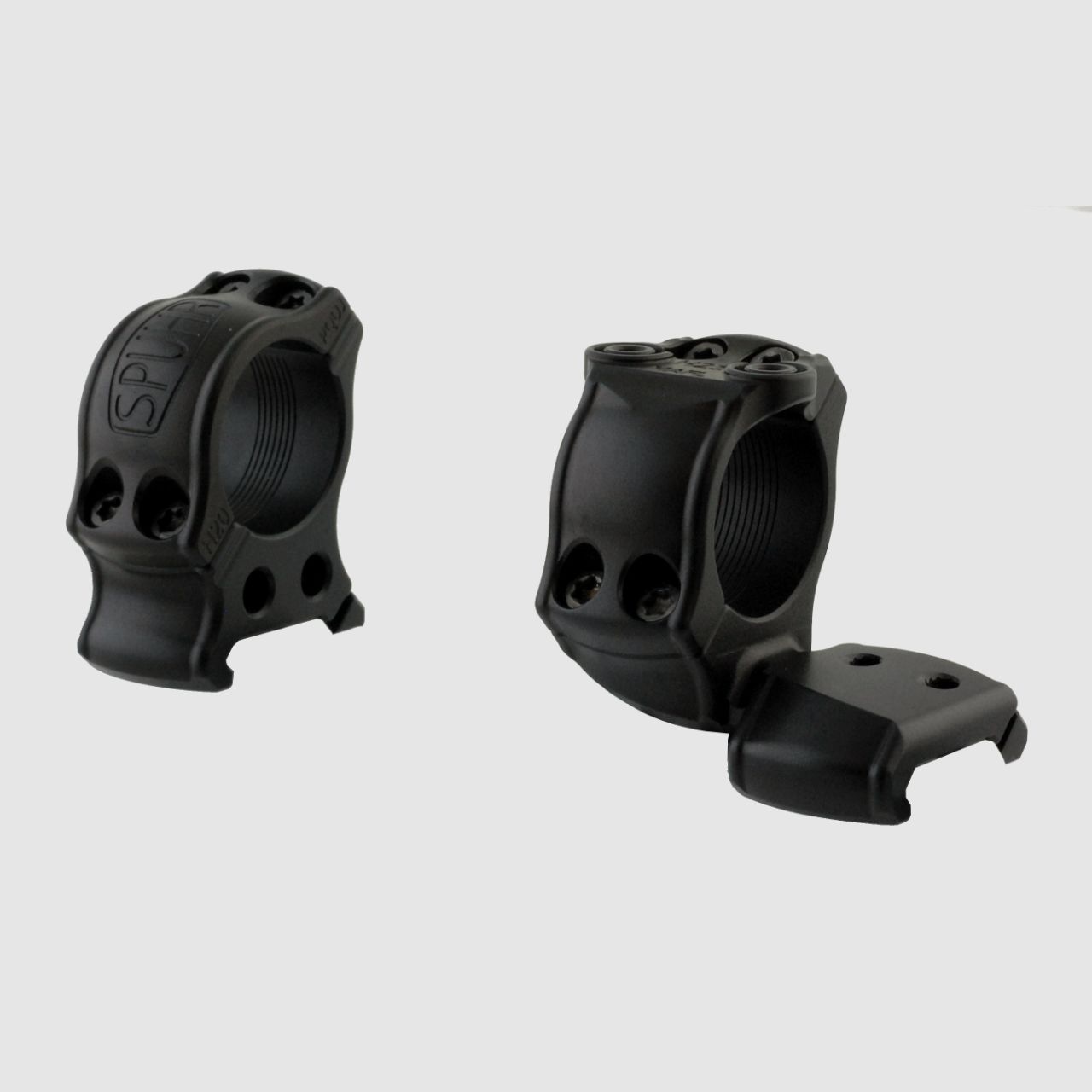 Montaje de anillo Picatinny Spuhr para caza 1" H 25,4 / 12,7 mm