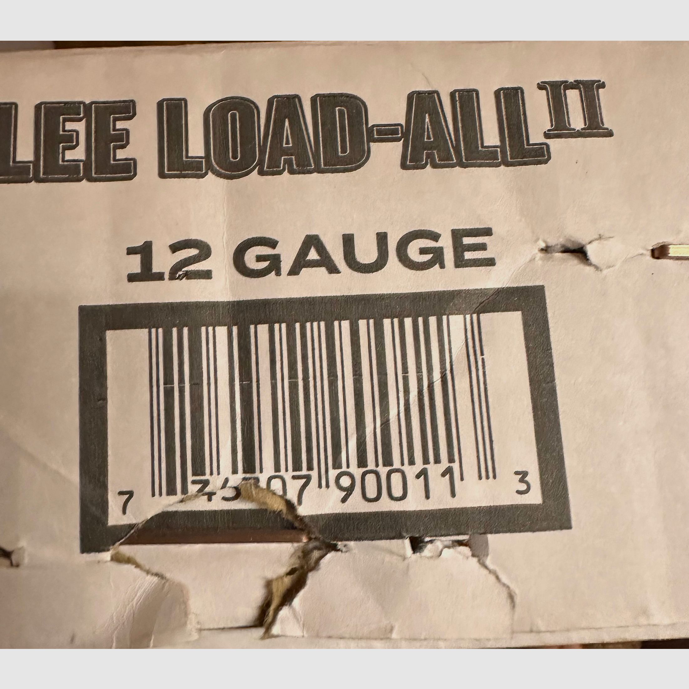 Lee Load all 2  Kaliber  12 Gauge 