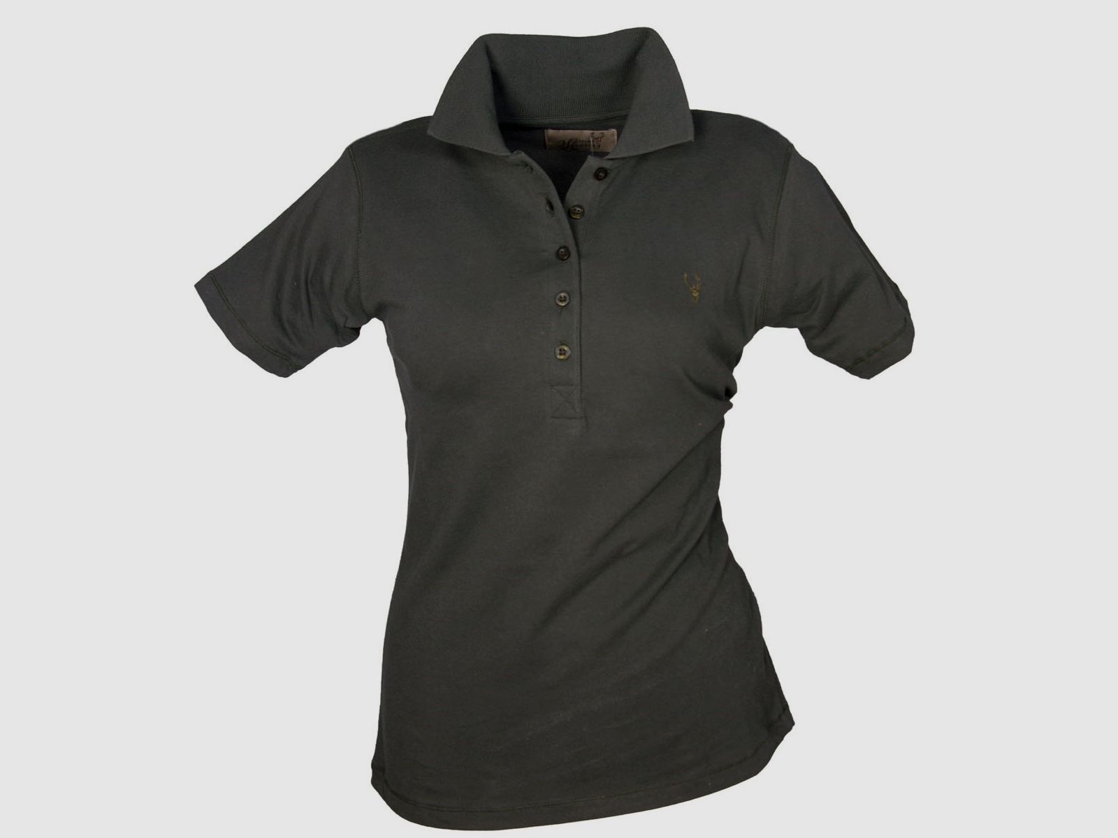 Hubertus Pique Shirt Damen dkl. oliv