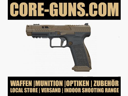 Pistola semiautomatica Canik TTI Combat Taran Tactical 9mm Luger disponibile immediatamente