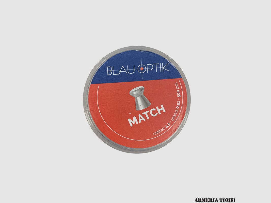 AIR GUN PELLETS – BLUE OPTIC – MATCH cal. 4.5 | 0.51gr | 500 pcs