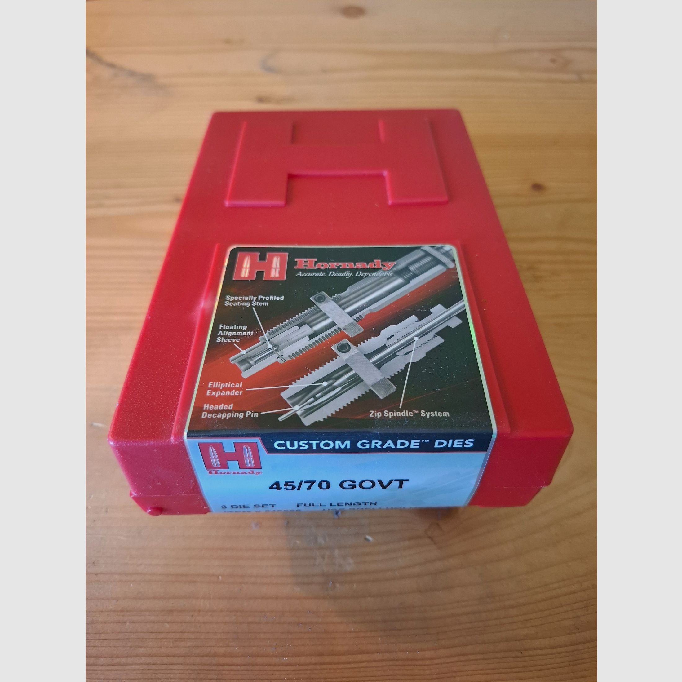 .45-70 Gov't Matrizensatz Hornady Custom Grade